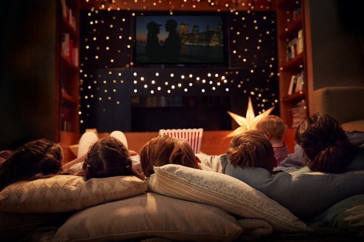 A group of people sitting on a couch