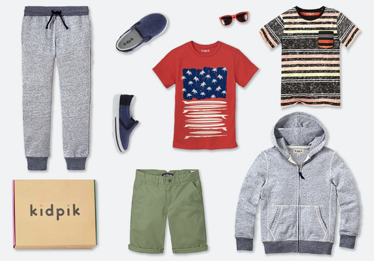 boys clothing subscription box laydown