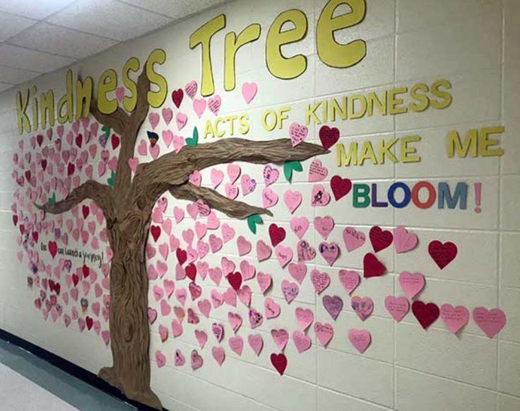 school kindness wall