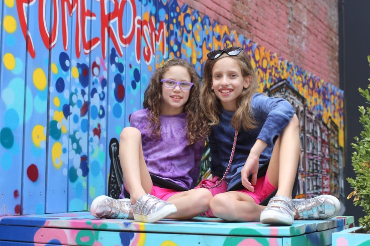 Two girls with kidpik clothes