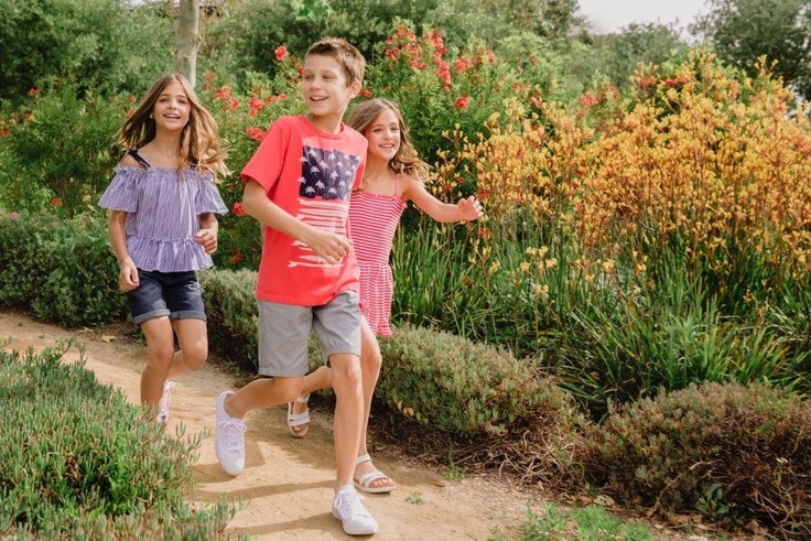 2 girls and a boy in kidpik outfits