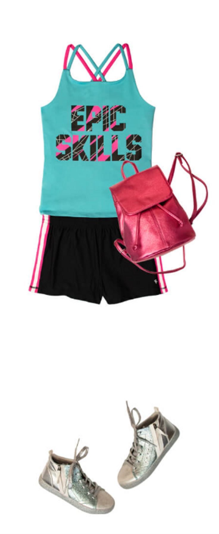 tank top with matching shorts outfit