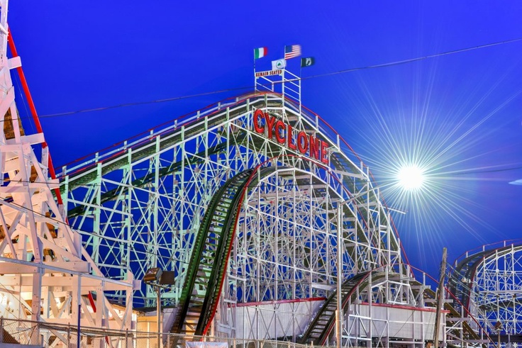 rollercoaster in coney island