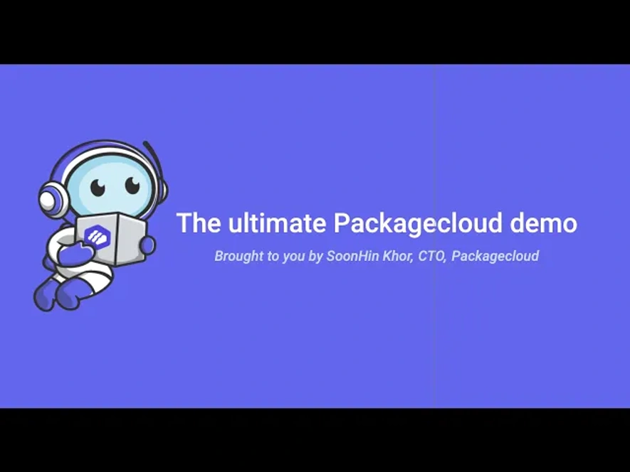 Packagecloud demo legend and mascot