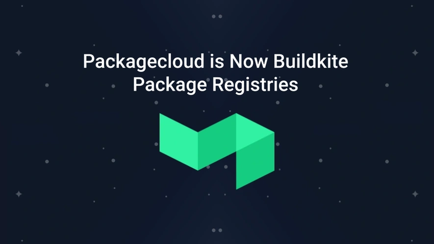 Packagecloud is buildkite packages with Buildkite logo