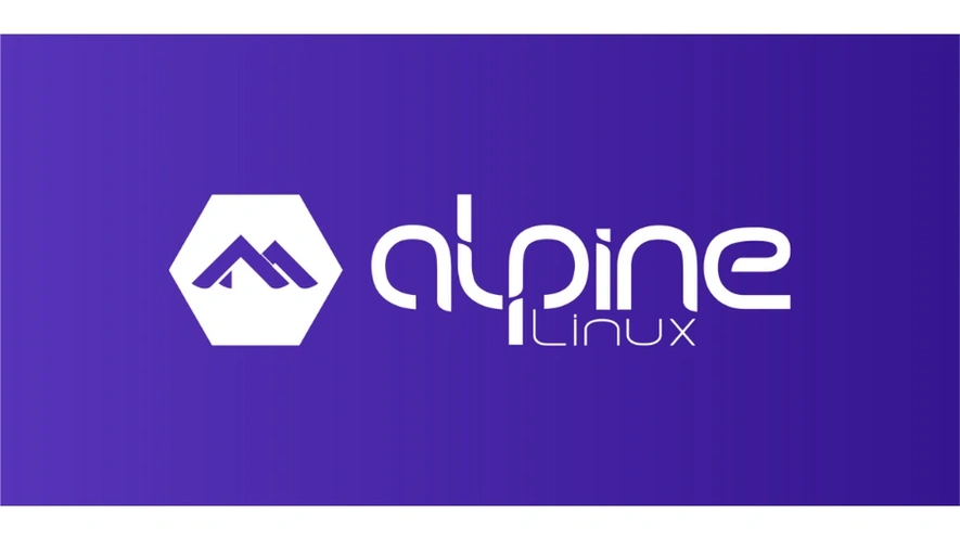 The logo of Alpine Linux